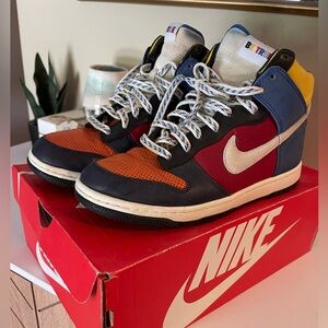 Nike Dunk high top premium rainbow Be True Collection men’s sneakers size 8